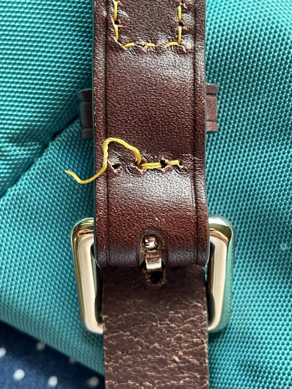 DOONEY & BOURKE ALTO “HAPPY” CROSSBODY BAG-NYLON & LEATHER. - Picture 12 of 13